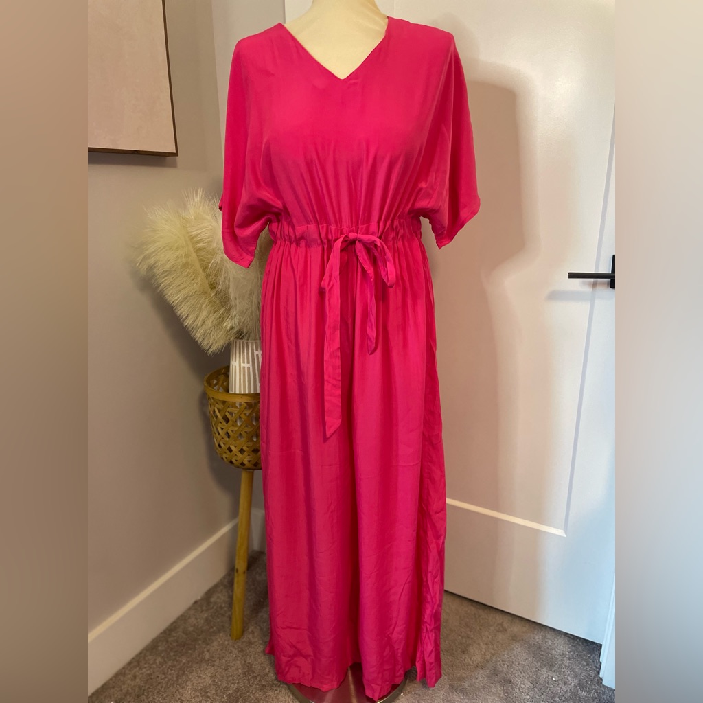 Nwt Bibi Barbie Hot Pink Jumpsuit Large